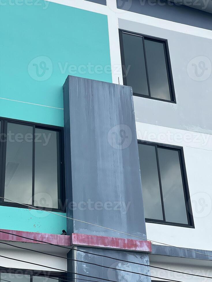 modern architecture in the city photo