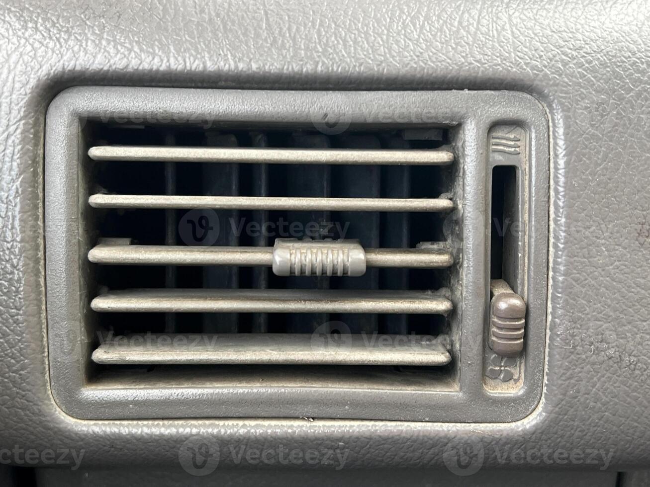 air conditioner in old car photo