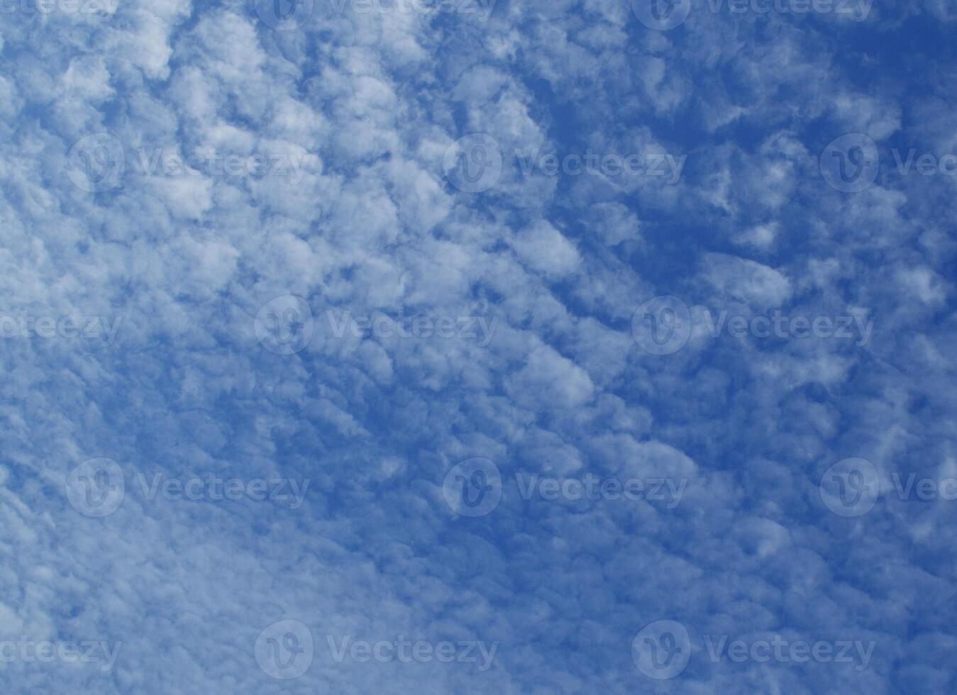 blue sky with clouds photo