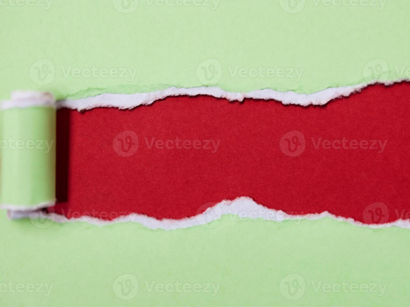 torn paper with space for text. torn paper background, top view. photo