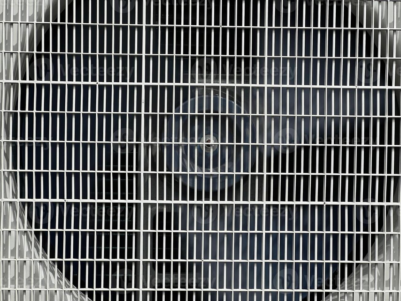 abstract metal surface background, grid of air conditioner photo