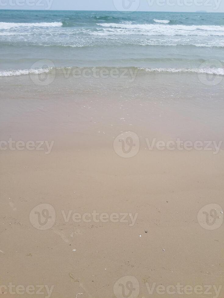 sea waves on the beach photo