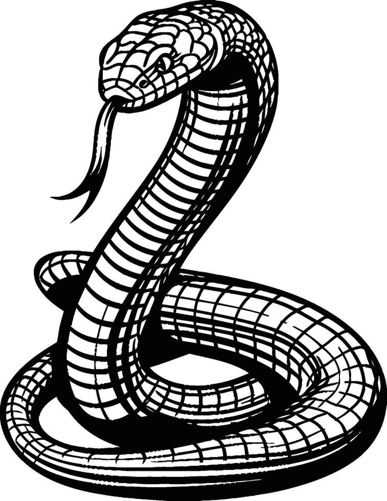 hand-drawn-cobra-snake-pattern-on-white-background-stylish-print-for-textile-design-and-decoration-47159217-vector-art-at-vecteezy