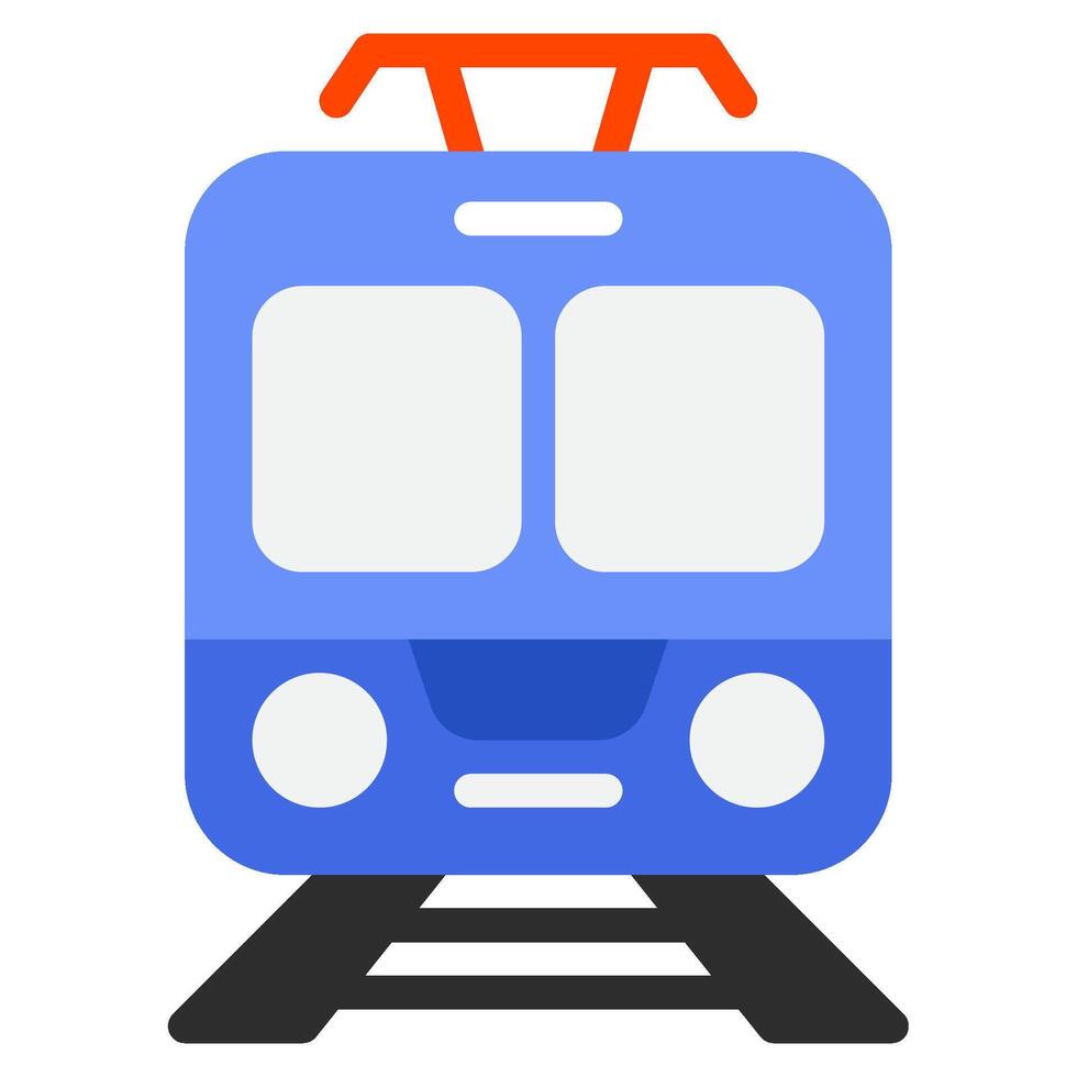 Tram icon for web, app, infographic, etc vector
