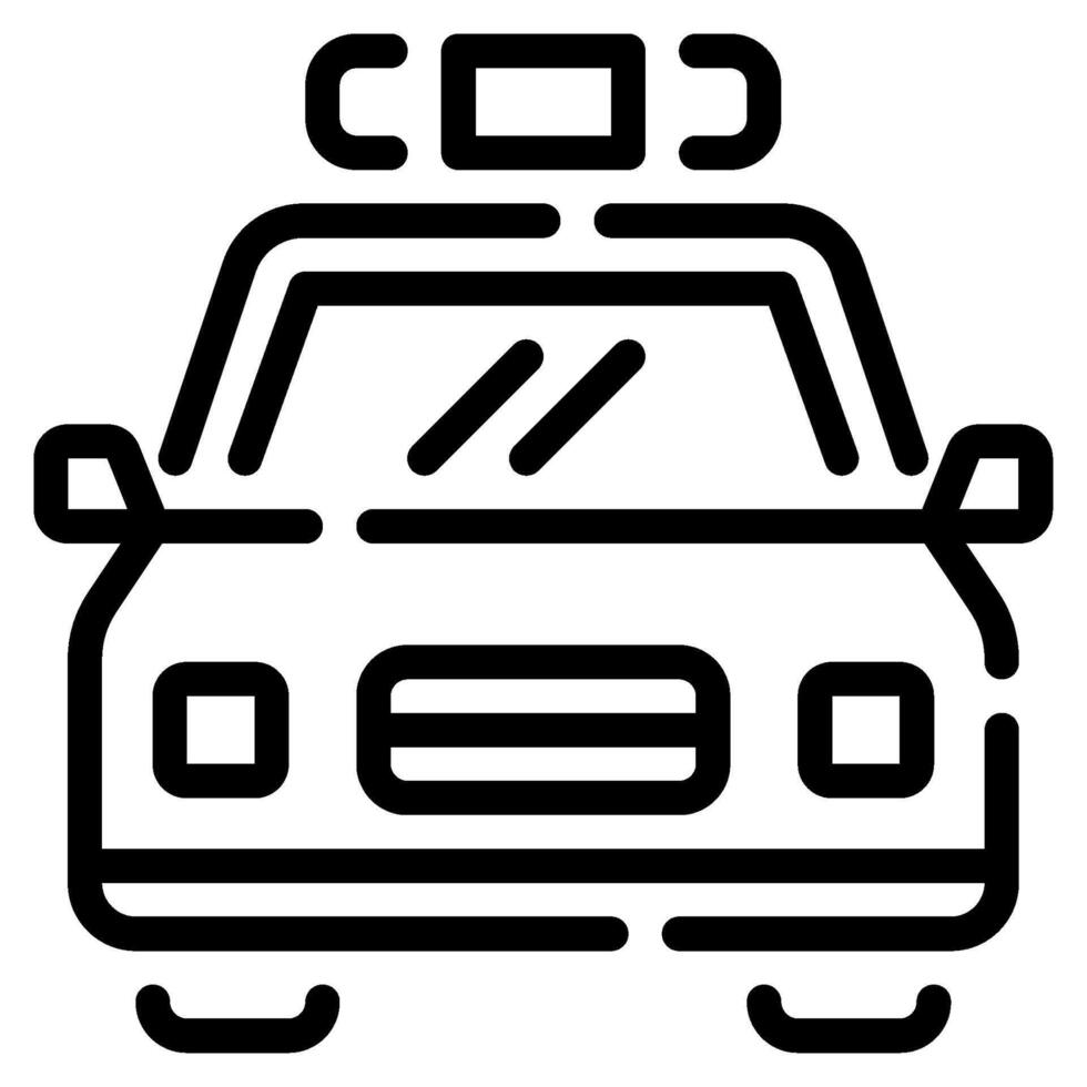 Policecar icon for web, app, infographic, etc vector