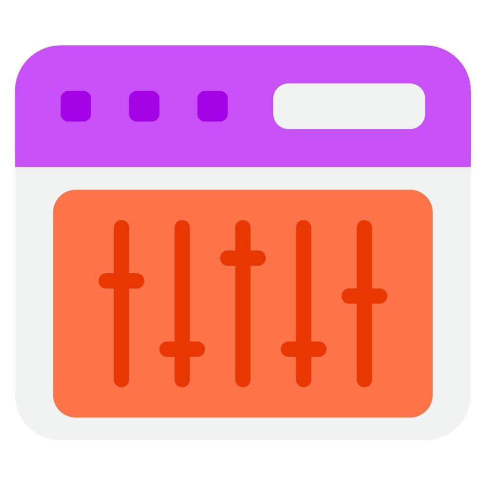 Slider icon for web, app, infographic, etc vector