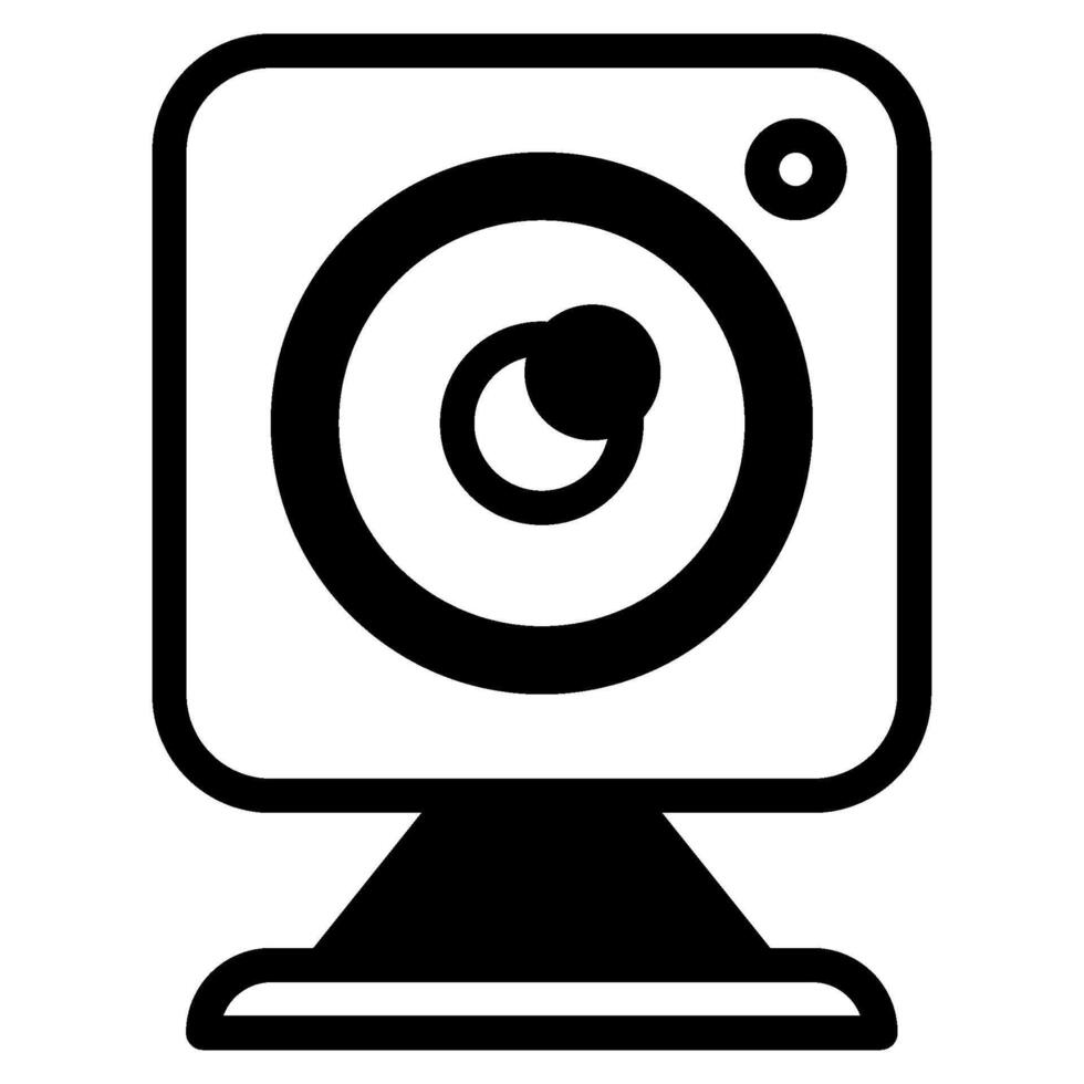 Webcam icon for web, app, infographic, etc vector