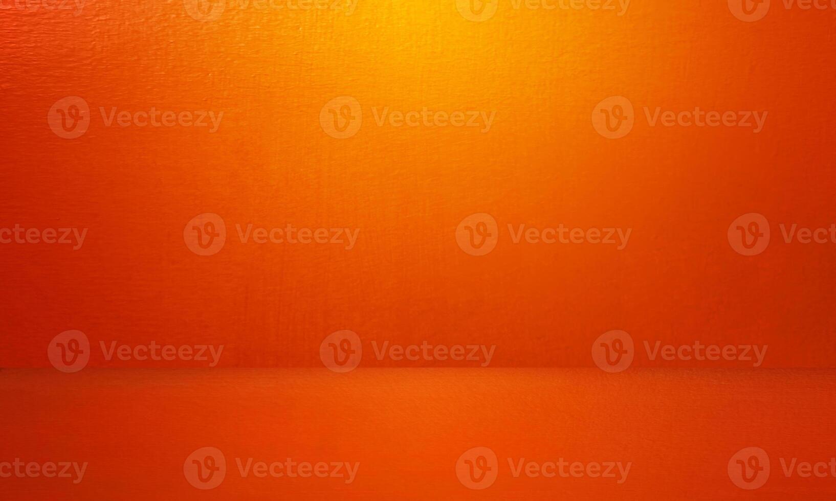 The floor and walls of the room were orange as a background. photo
