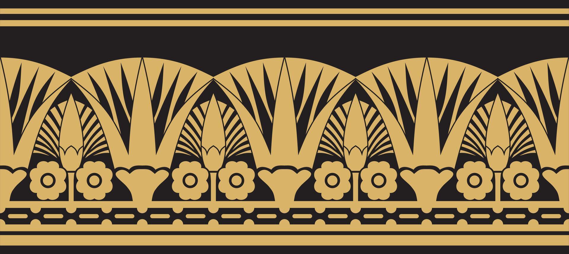 round orsnge classic frame. Greek wave meander. Patterns of Greece and ancient Rome. Circle european border. vector