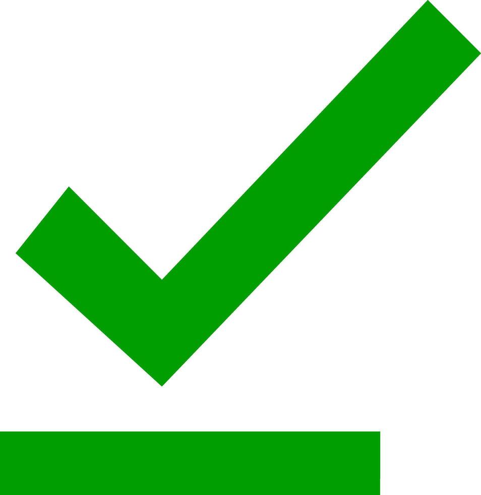 Tick. Check marks. Checkbox, checklist, tick and cross signs. Correct sign. illustration isolated. vector