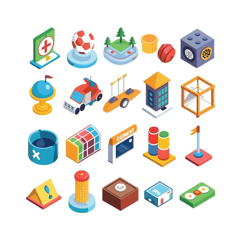 Hobbies and Interests Icon Set Collection for Documents, Websites and Mobile Applications vector