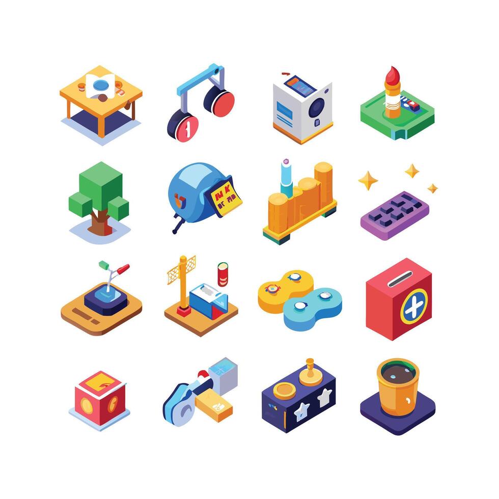 Hobbies and Interests Icon Set Collection for Documents, Websites and Mobile Applications vector