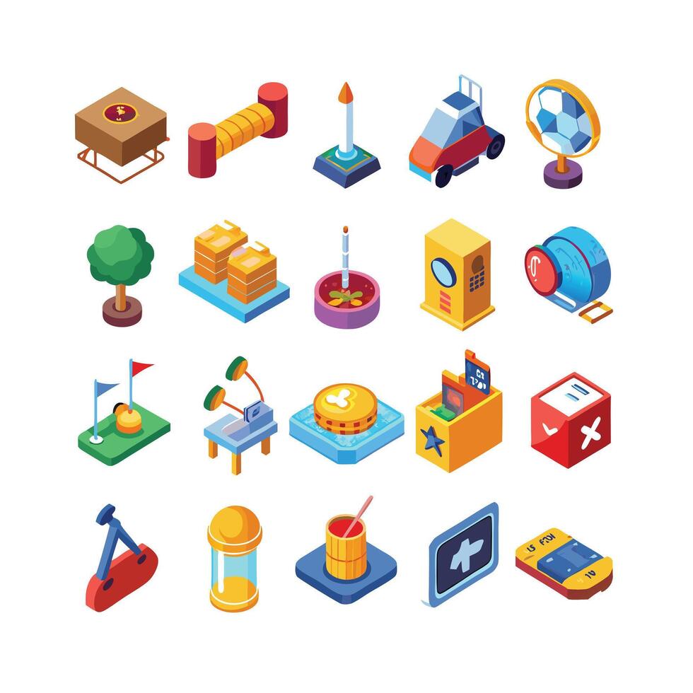 Hobbies and Interests Icon Set Collection for Documents, Websites and Mobile Applications vector