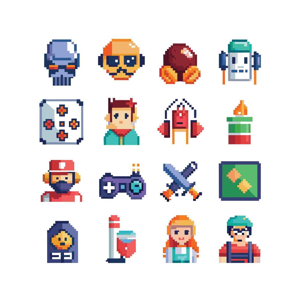 Hobbies and Interests Icon Set Collection for Documents, Websites and Mobile Applications vector