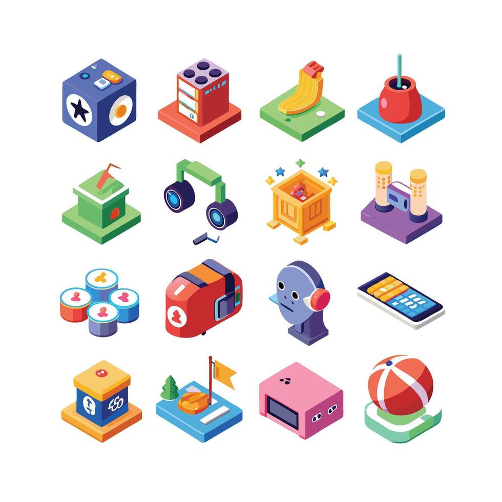 Hobbies and Interests Icon Set Collection for Documents, Websites and Mobile Applications vector