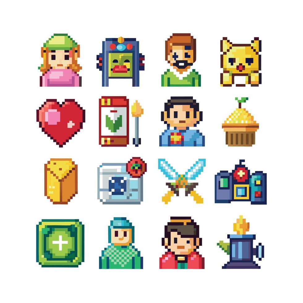 Hobbies and Interests Icon Set Collection for Documents, Websites and Mobile Applications vector