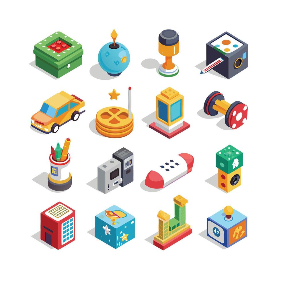 Hobbies and Interests Icon Set Collection for Documents, Websites and Mobile Applications vector