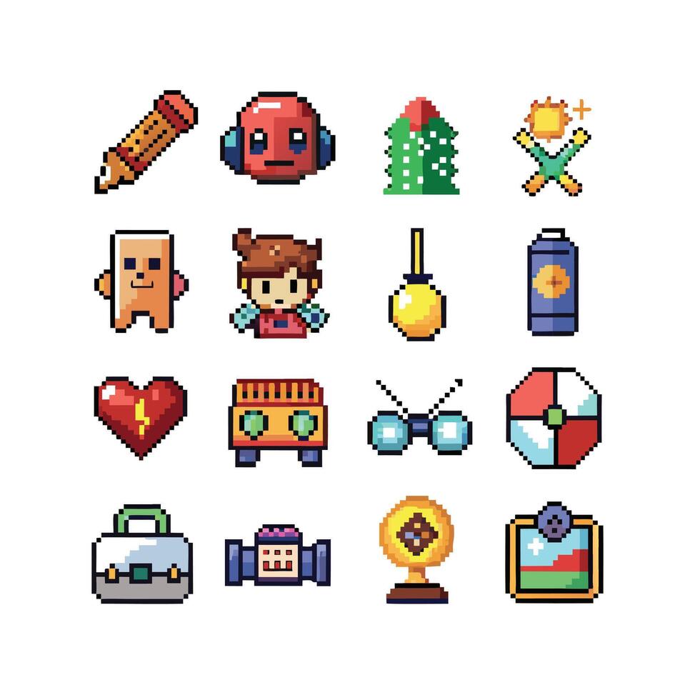 Hobbies and Interests Icon Set Collection for Documents, Websites and Mobile Applications vector