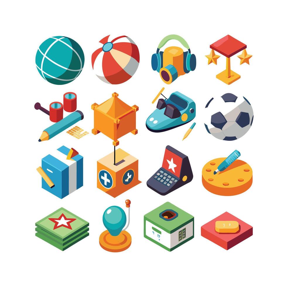 Hobbies and Interests Icon Set Collection for Documents, Websites and Mobile Applications vector