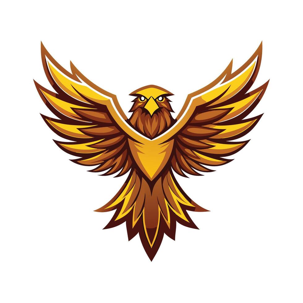 Colorful Bird Gradient Logotype Illustration vector