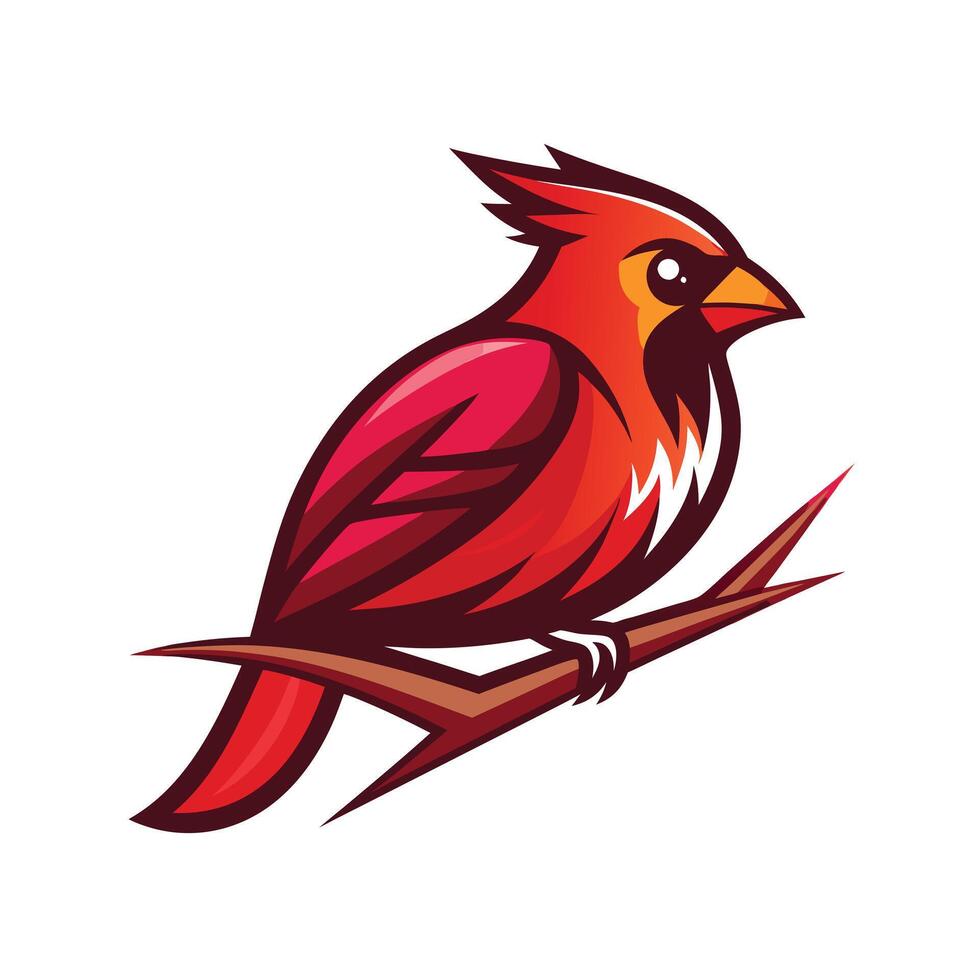 Colorful Bird Gradient Logotype Illustration vector
