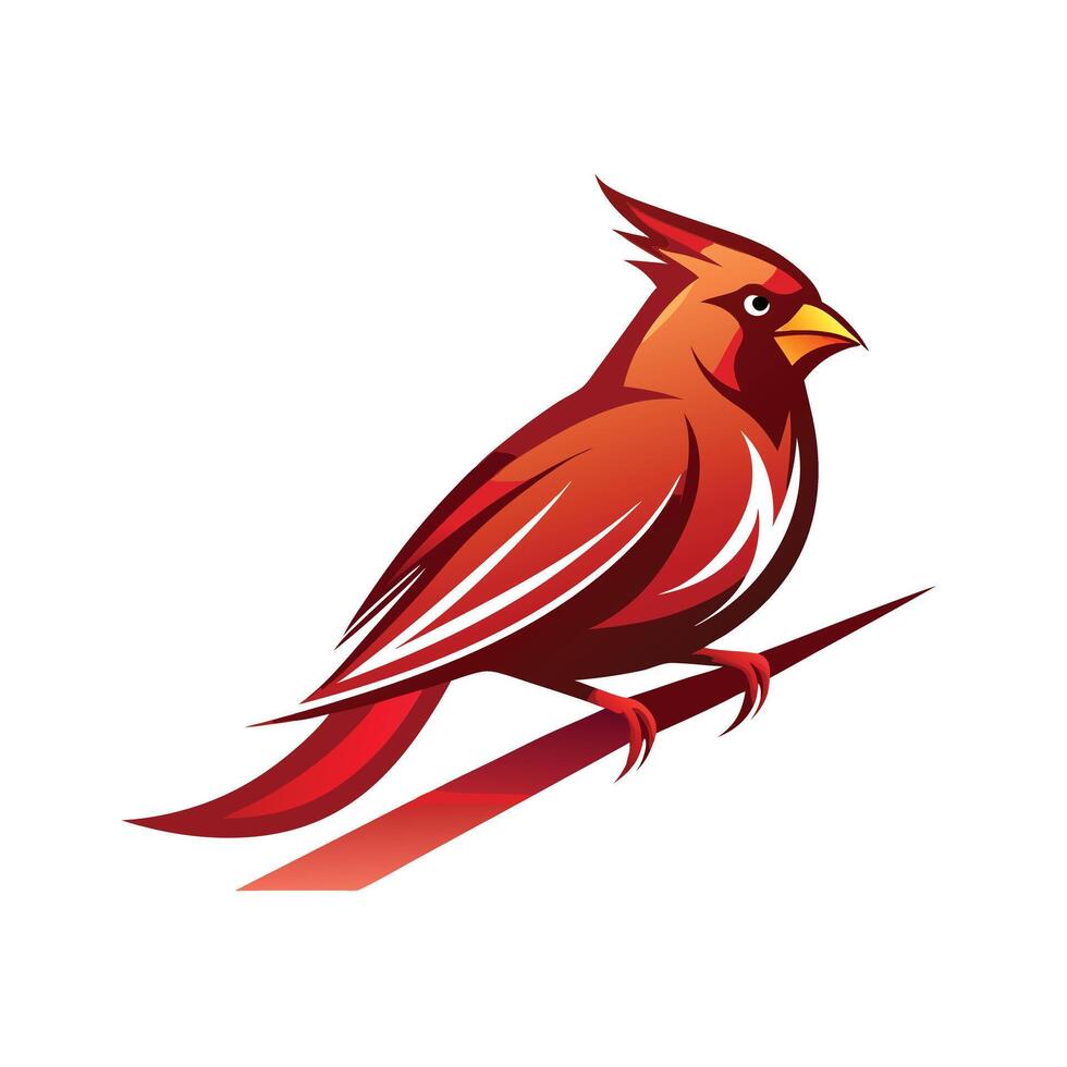 Colorful Bird Gradient Logotype Illustration vector