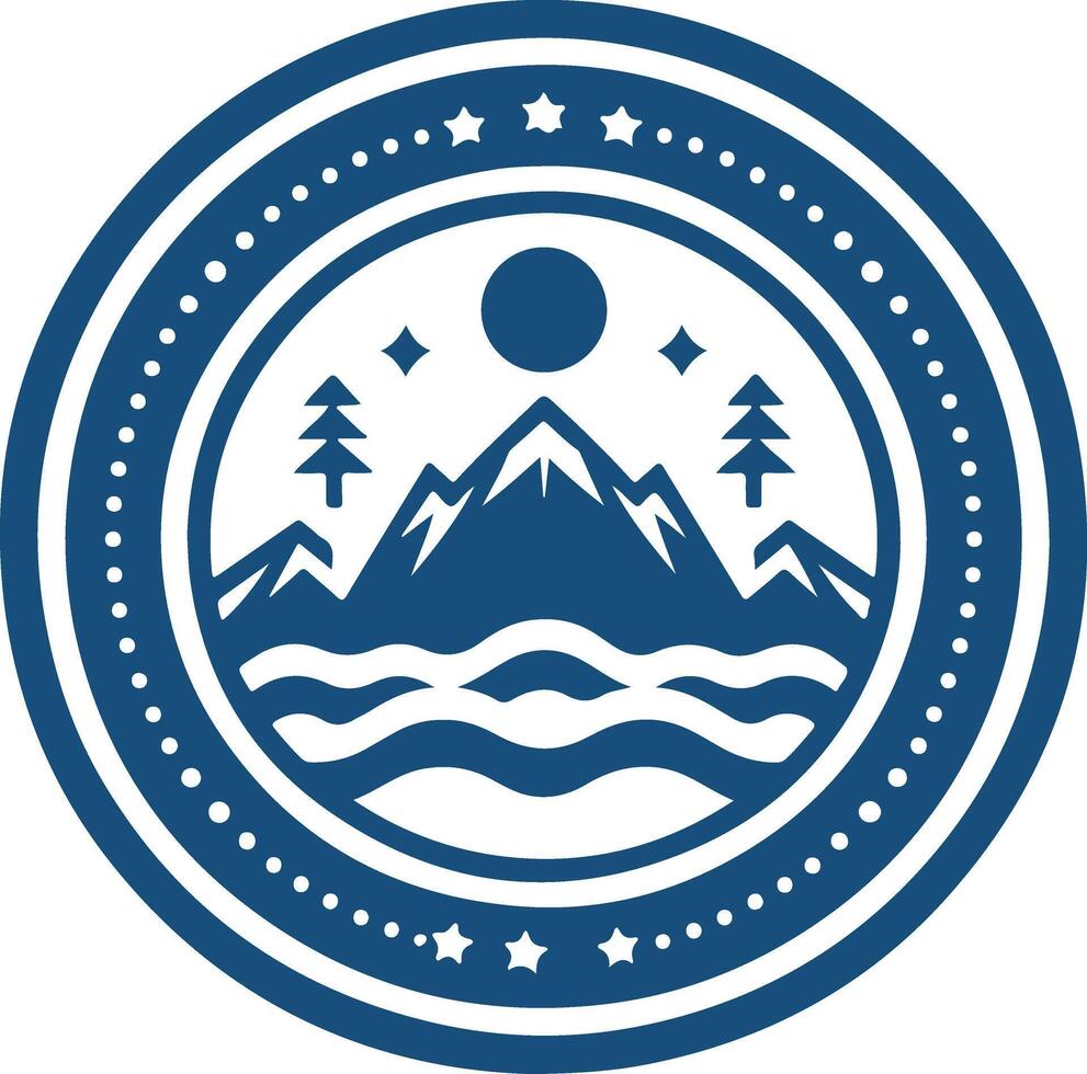 Exploring the Allure of Mountain Landscapes, Starry Nights, and Serene Waters vector