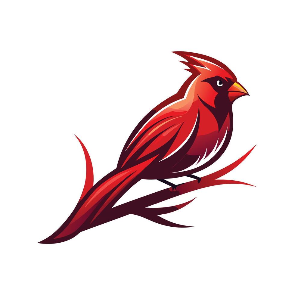 Colorful Bird Gradient Logotype Illustration vector