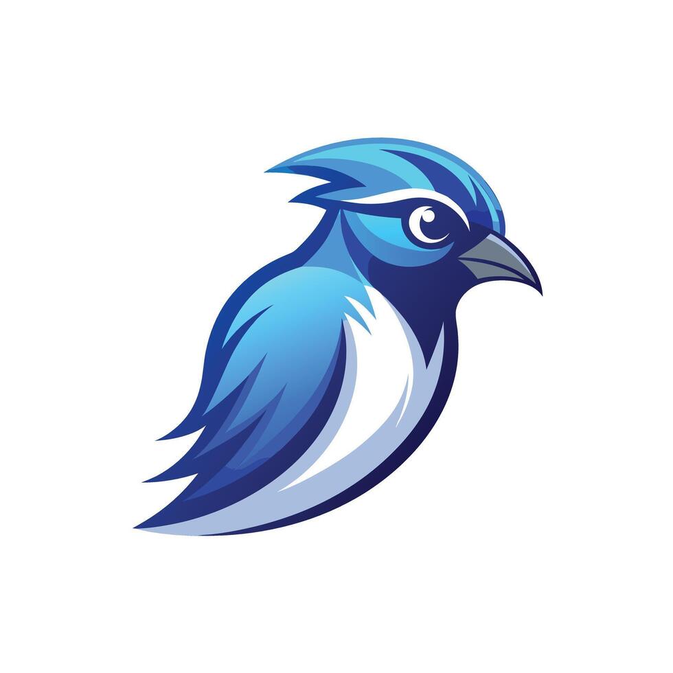 Colorful Bird Gradient Logotype Illustration vector