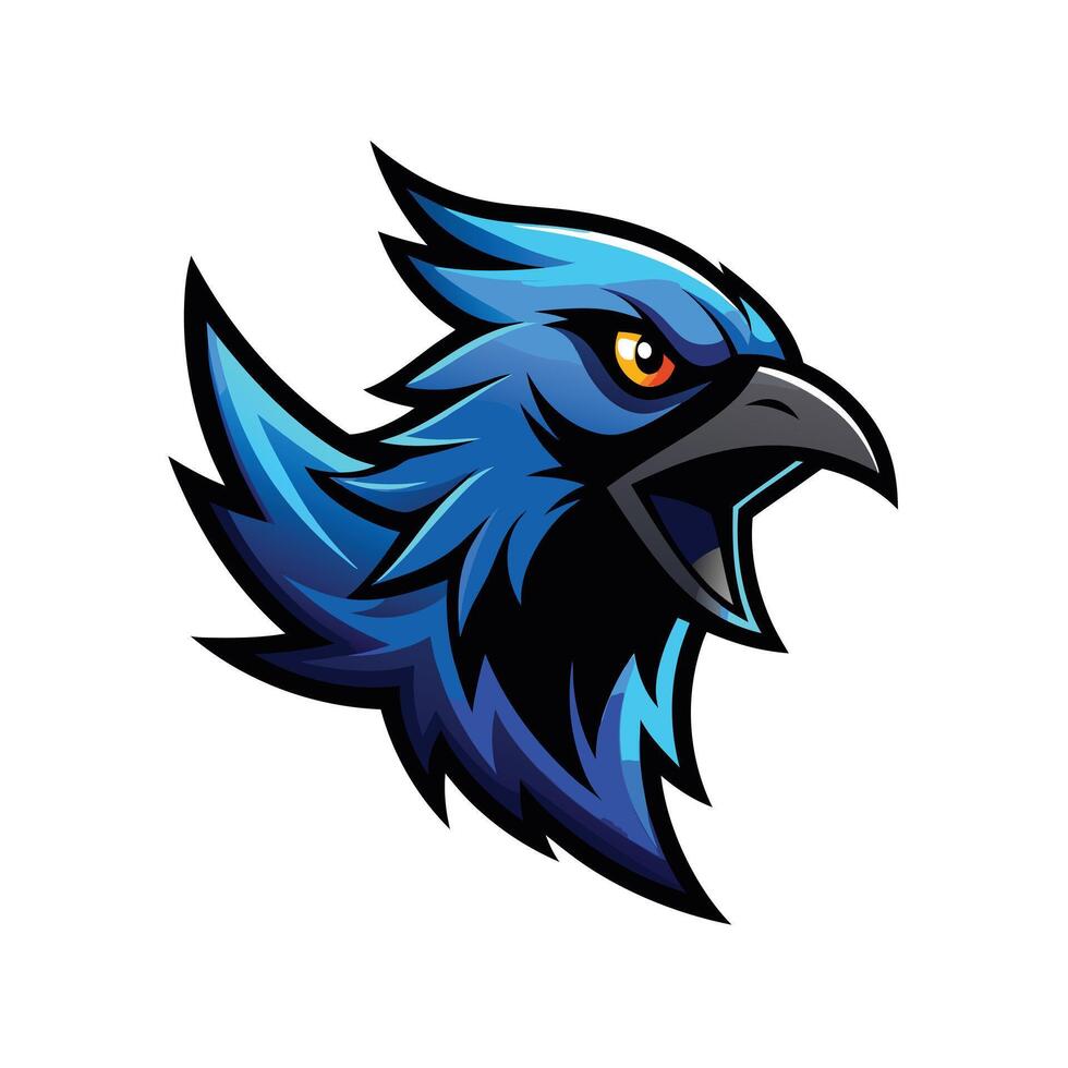 Colorful Bird Gradient Logotype Illustration vector