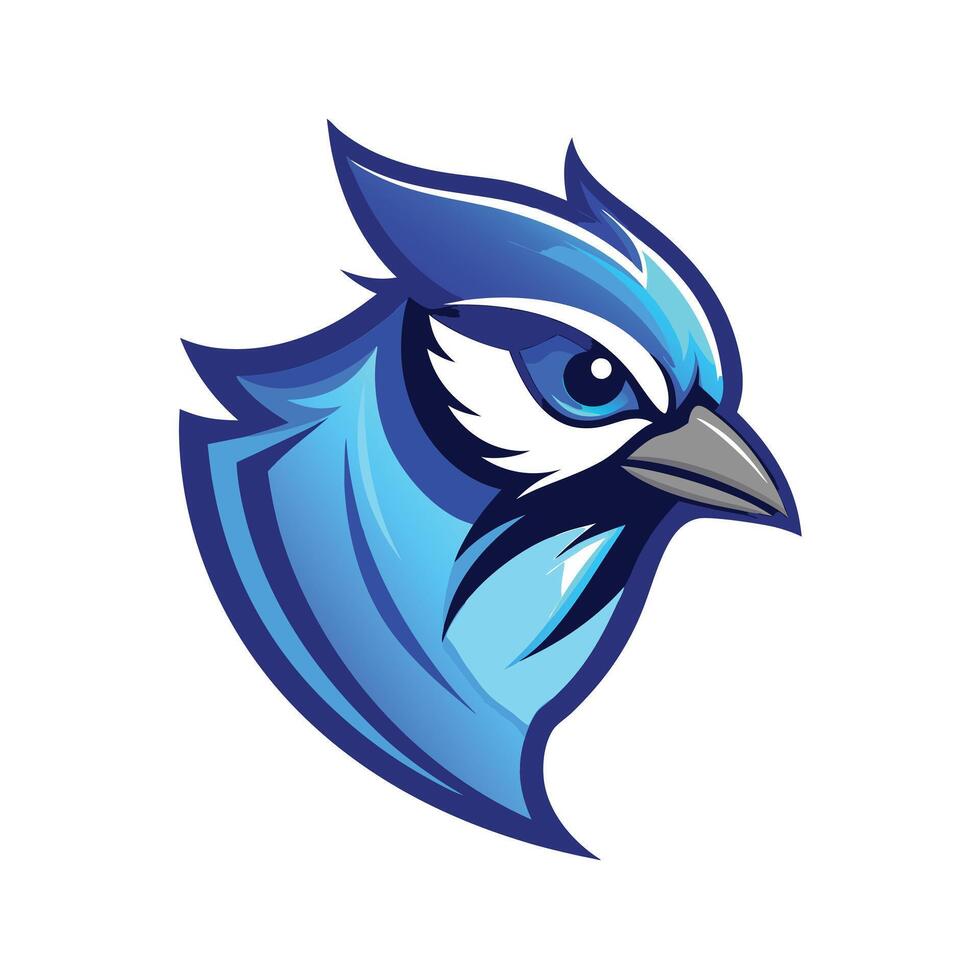 Colorful Bird Gradient Logotype Illustration vector