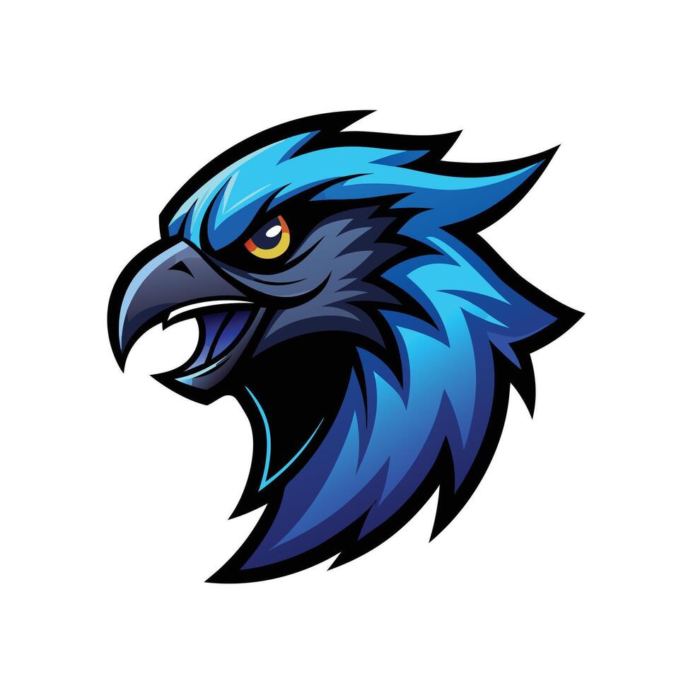 Colorful Bird Gradient Logotype Illustration vector
