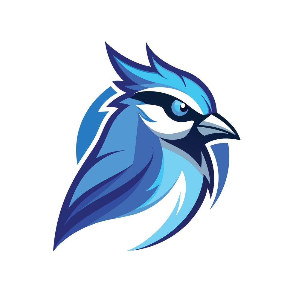 Colorful Bird Gradient Logotype Illustration vector