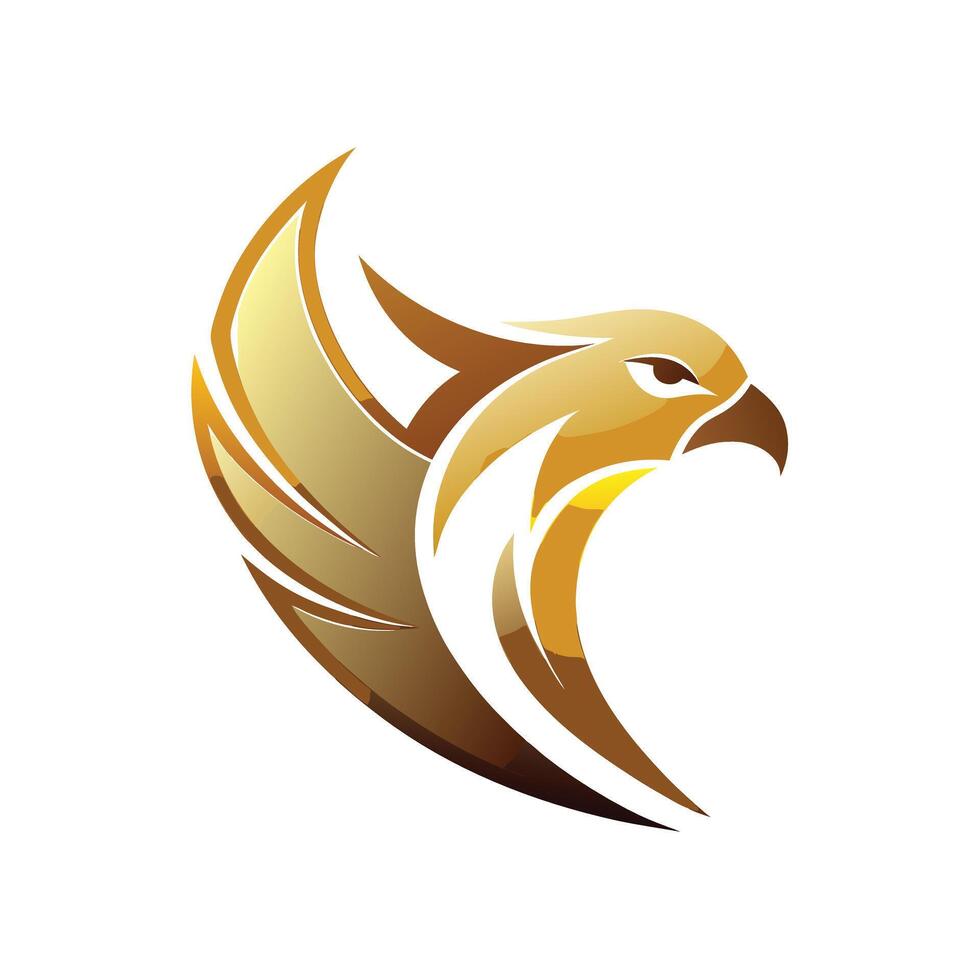 Colorful Bird Gradient Logotype Illustration vector