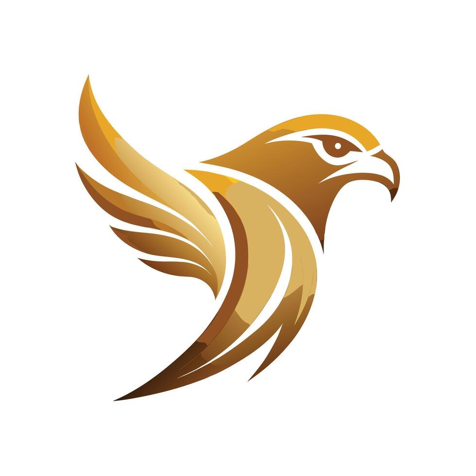 Colorful Bird Gradient Logotype Illustration vector