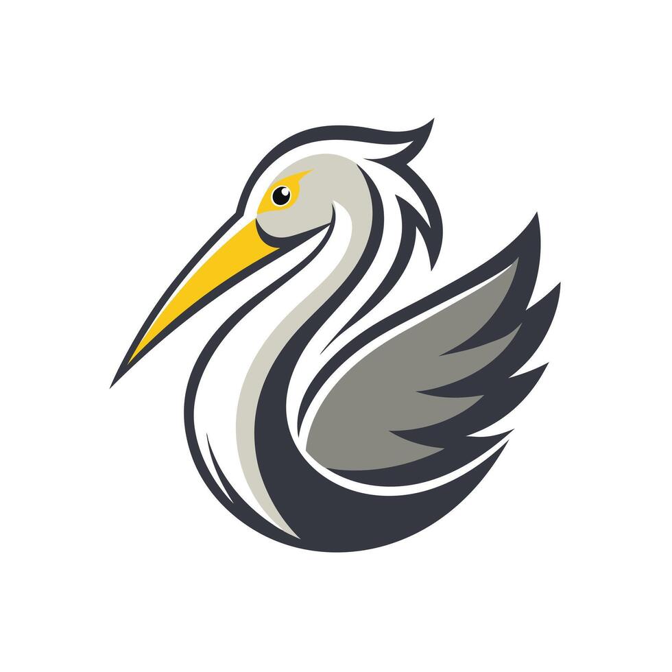 Colorful Bird Gradient Logotype Illustration vector