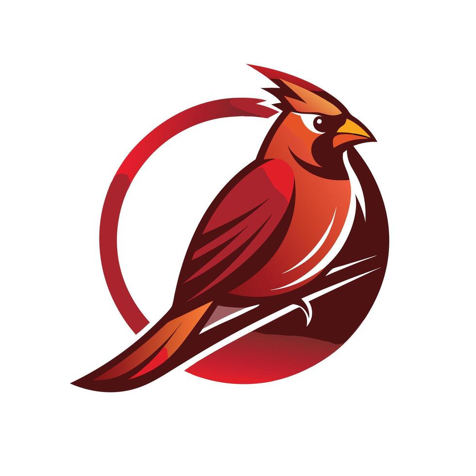 Colorful Bird Gradient Logotype Illustration vector