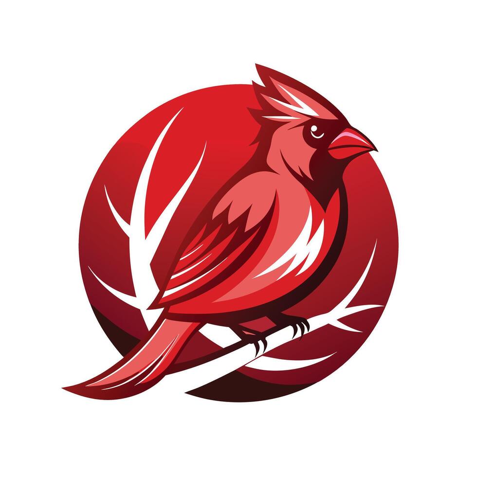 Colorful Bird Gradient Logotype Illustration vector