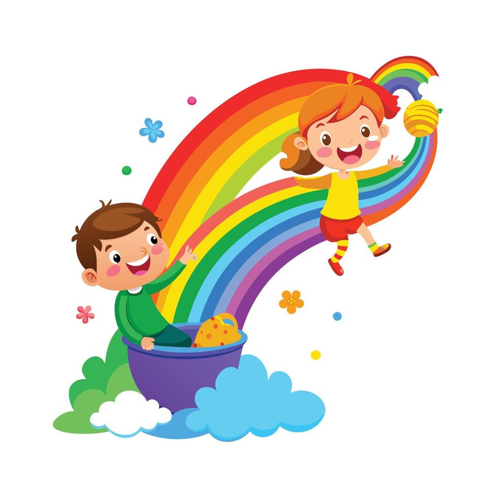 Kids moments illustration concept vector