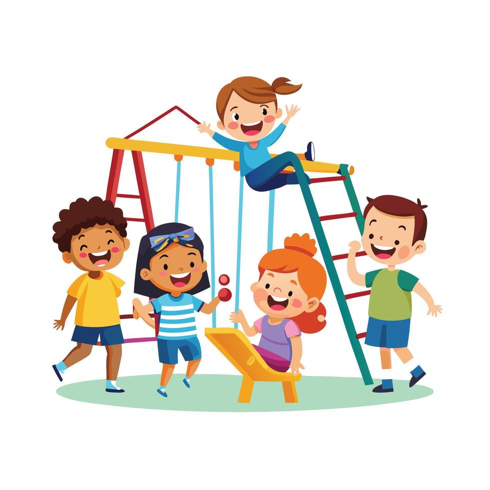 Kids moments illustration concept vector