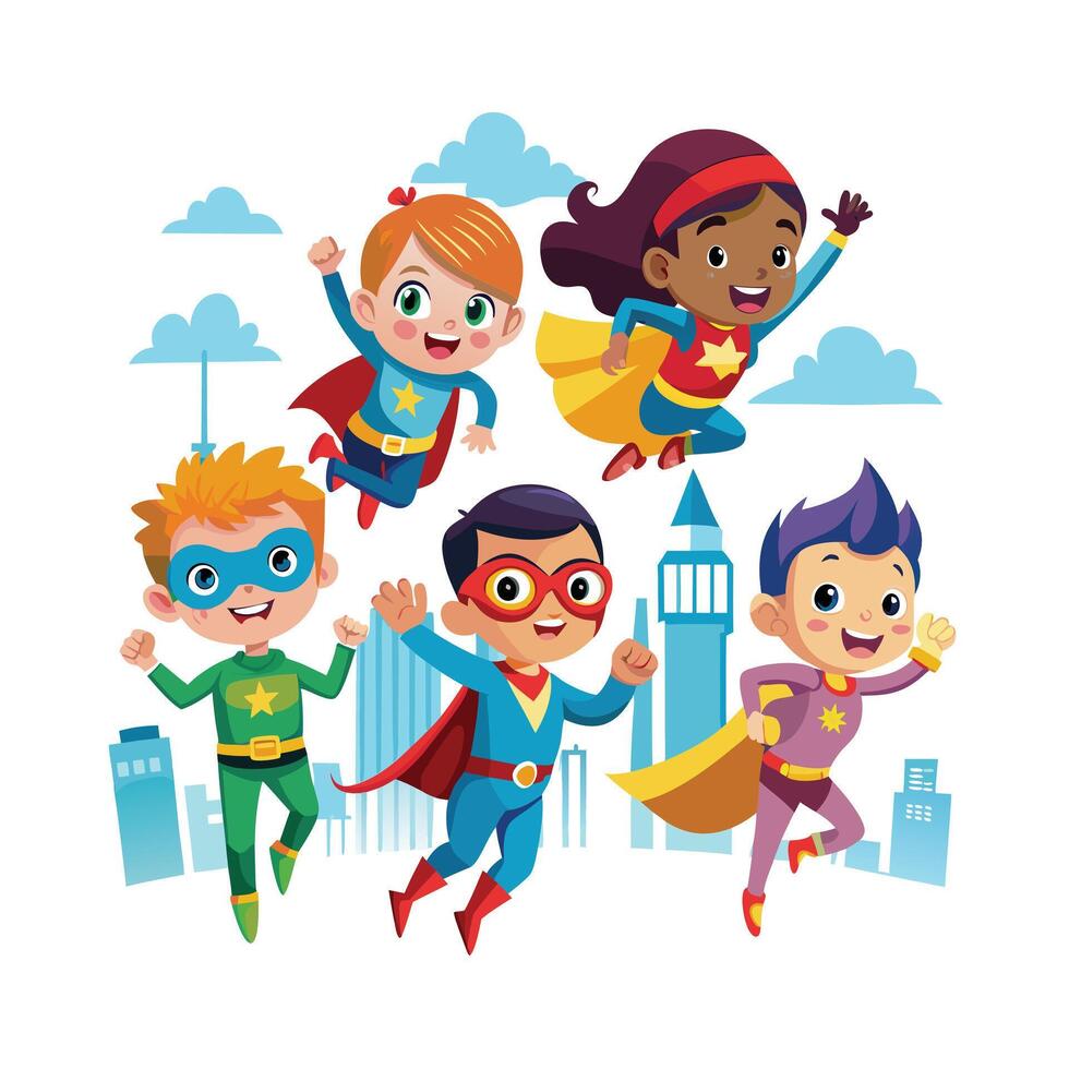 Kids moments illustration concept vector