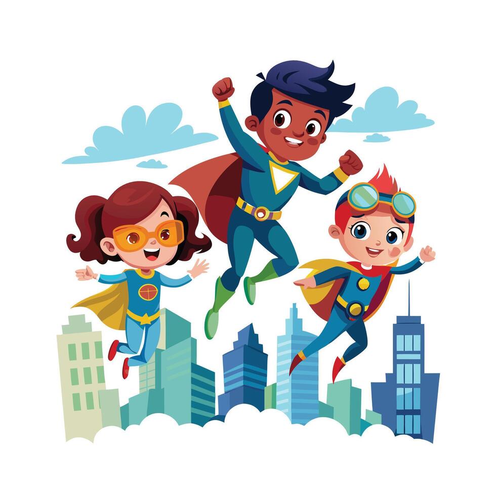 Kids moments illustration concept vector