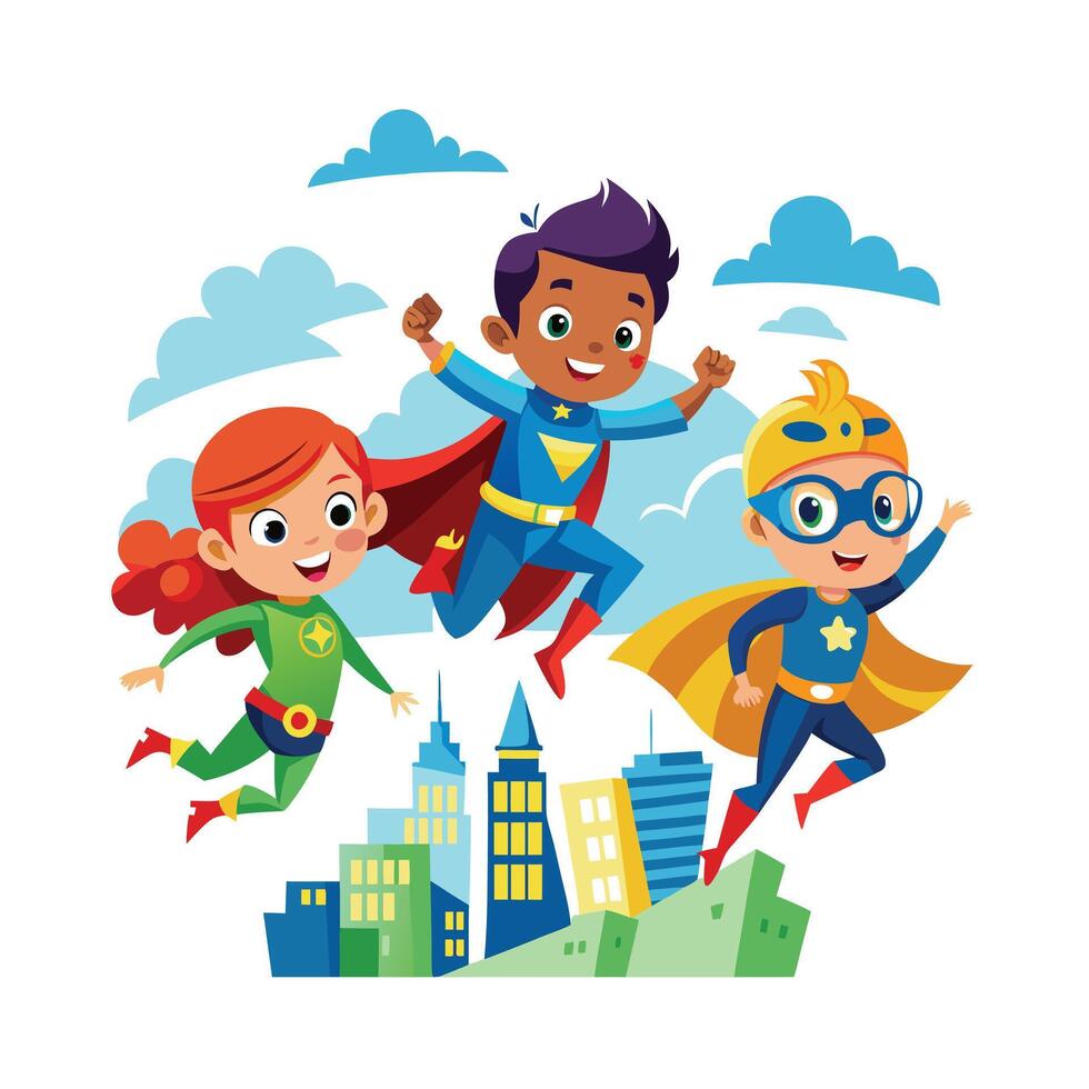 Kids moments illustration concept vector