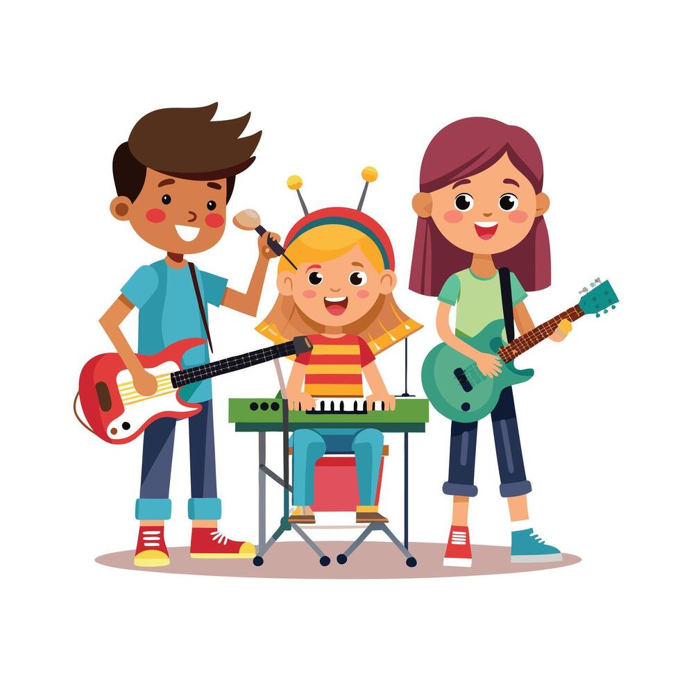 Kids moments illustration concept vector