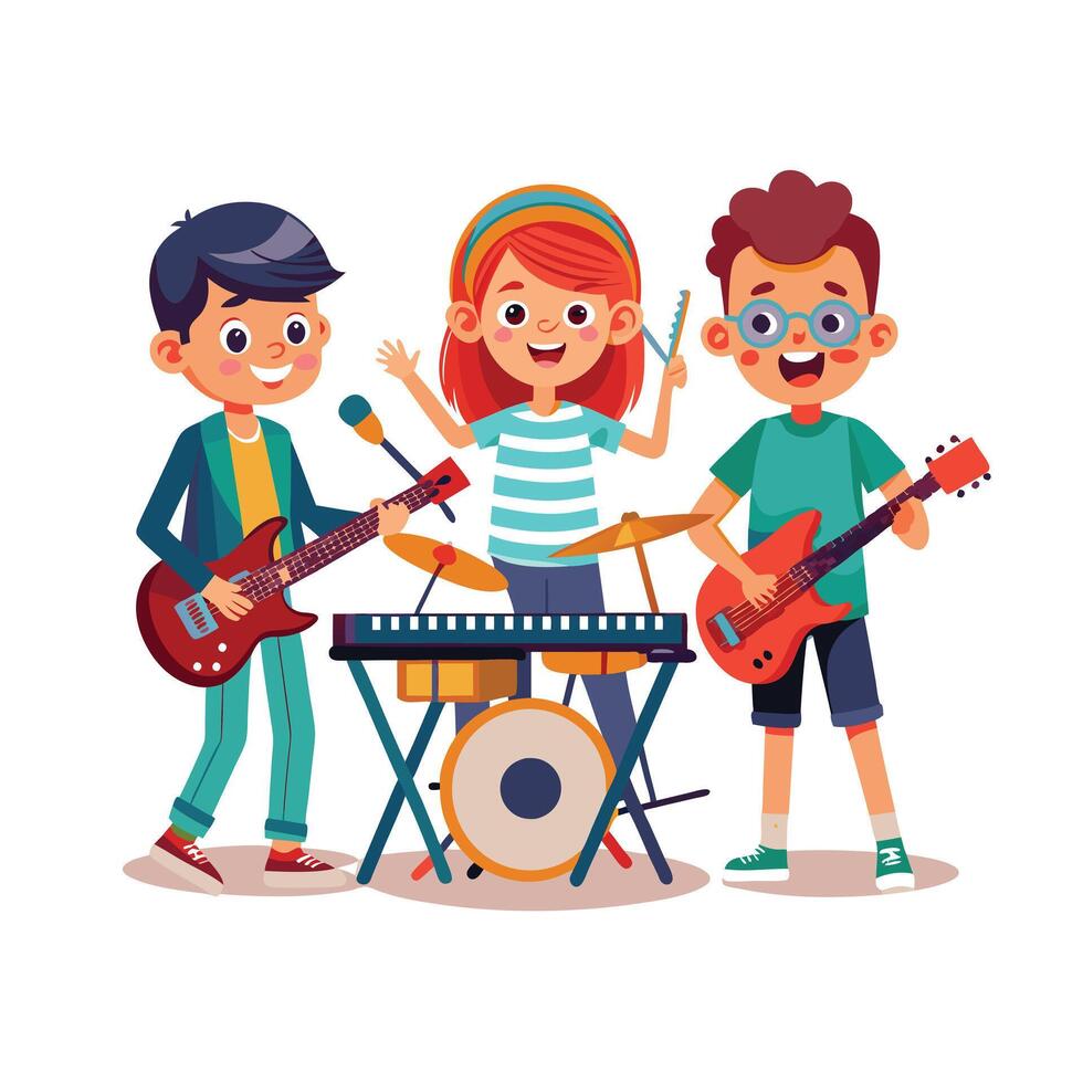 Kids moments illustration concept vector