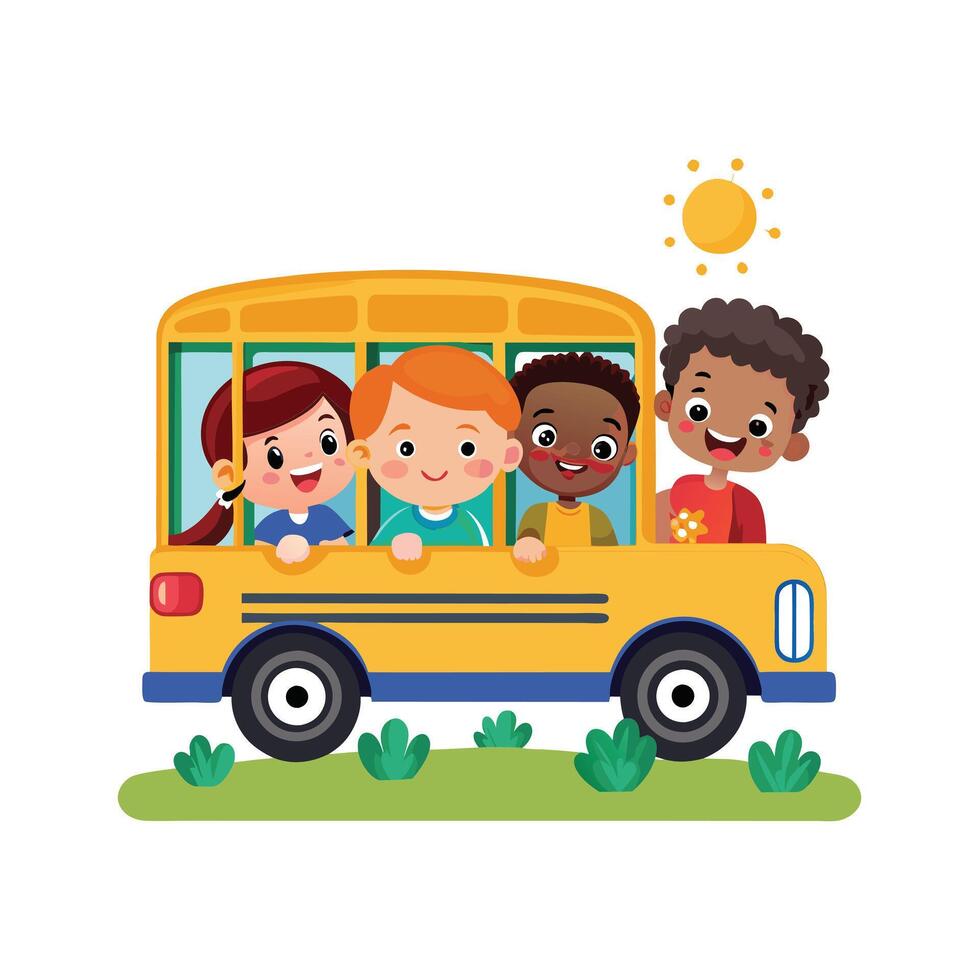 Kids moments illustration concept vector