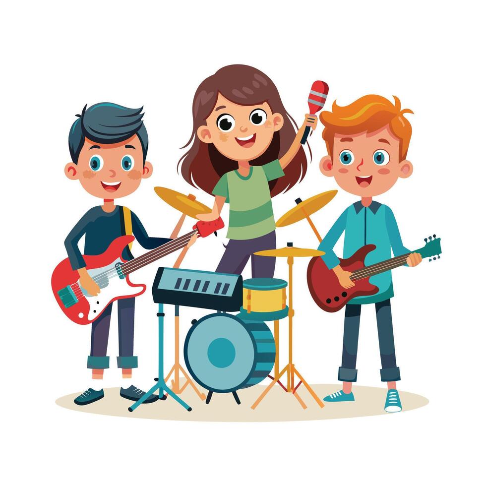 Kids moments illustration concept vector