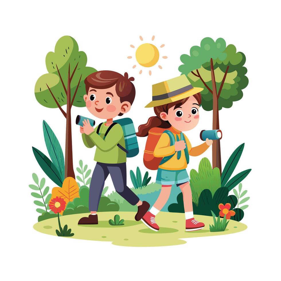 Kids moments illustration concept vector