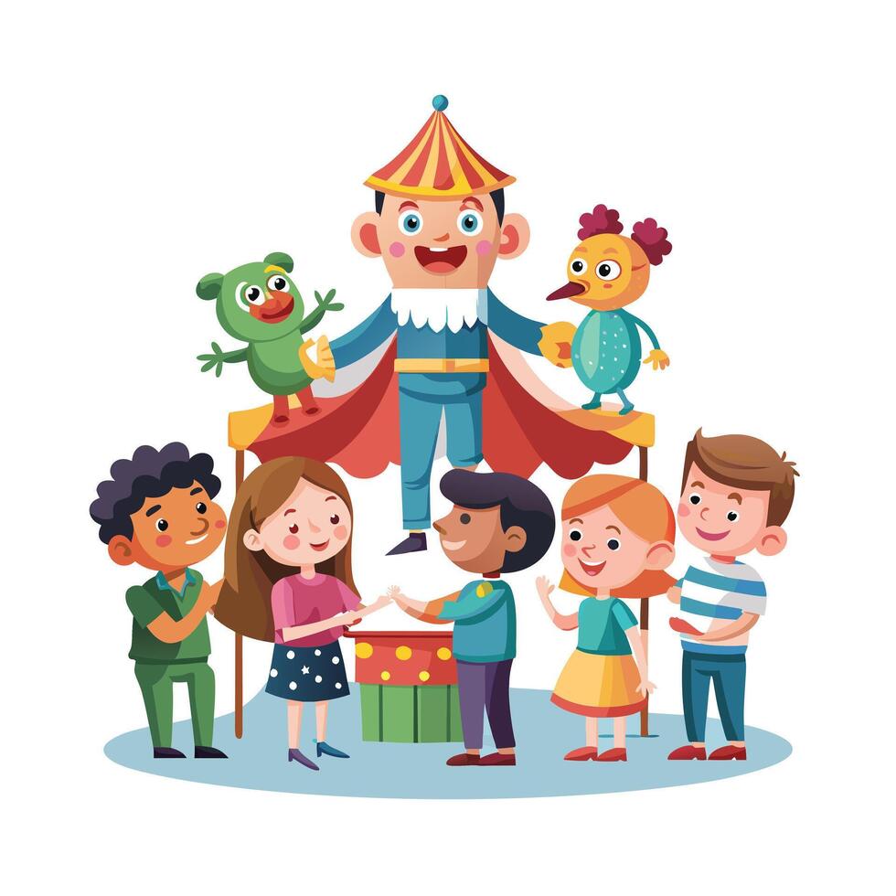 Kids moments illustration concept vector