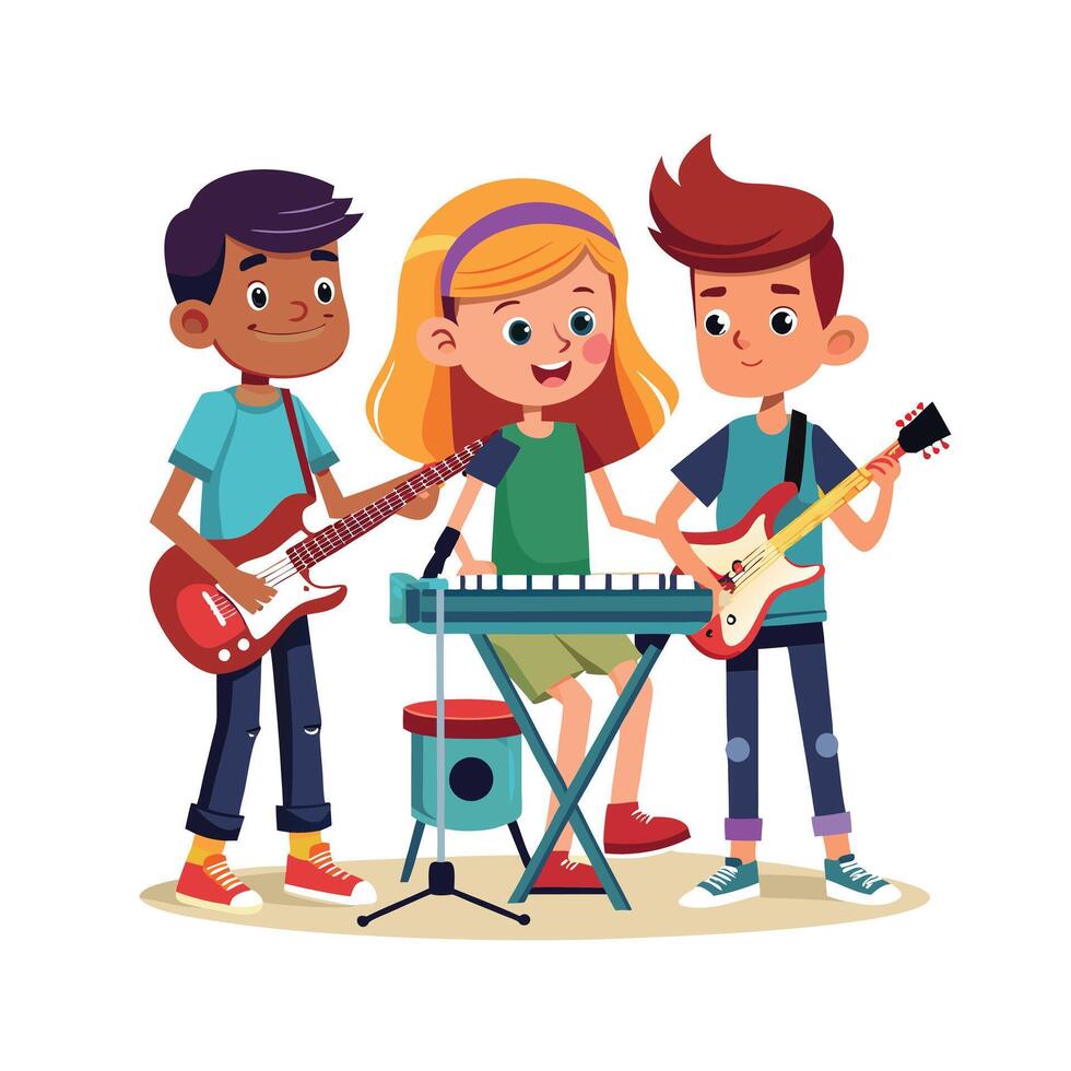Kids moments illustration concept vector